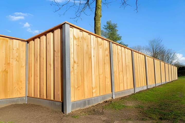 Clôture en bois Sartrouville