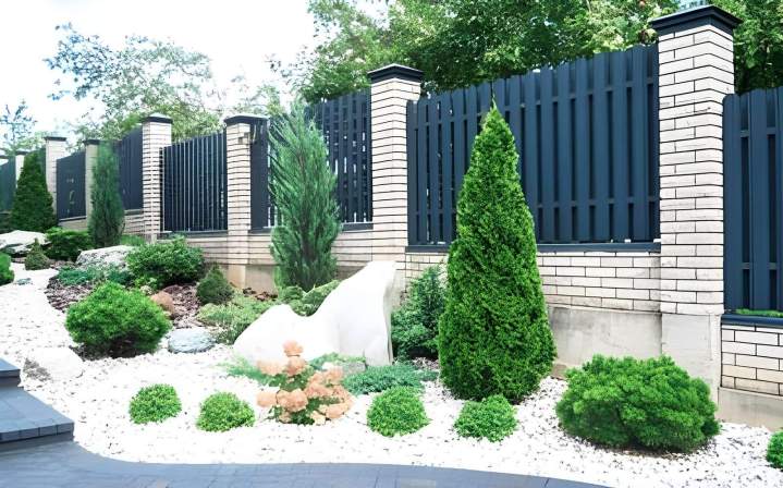 Clôture esthétique pour jardin Sartrouville